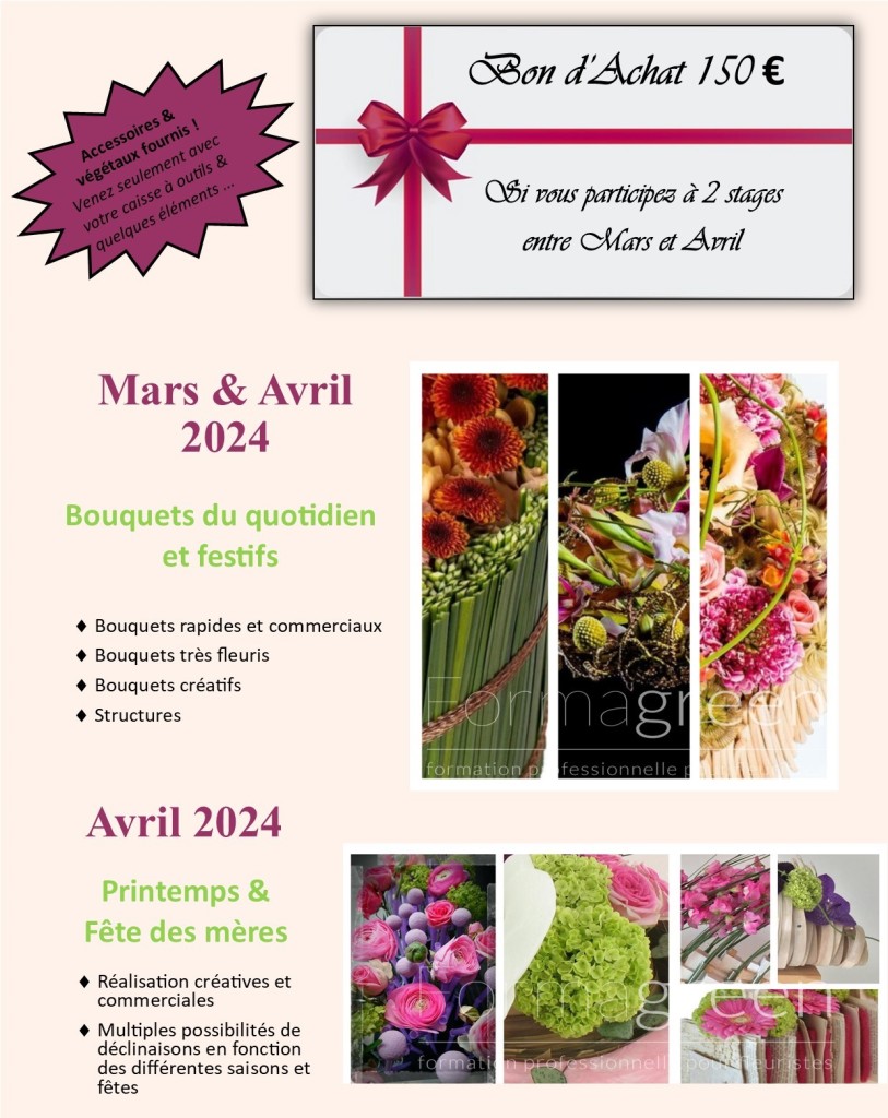 2024 Bouquets Printemps 2