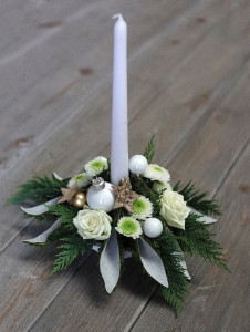 Centre table rond en mousse artificielle
