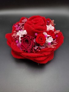 Rose de laine